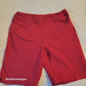 Red Polka Dot Women's Shorts